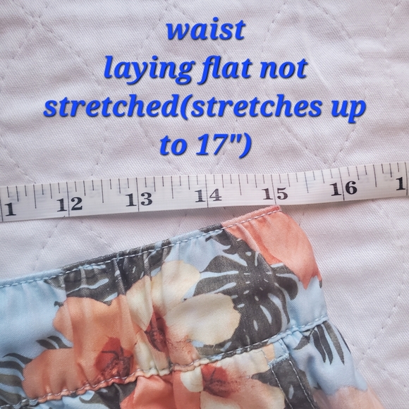 Empyre men's tropical floral Hawaii print swim board shorts size large - Picture 11 of 12